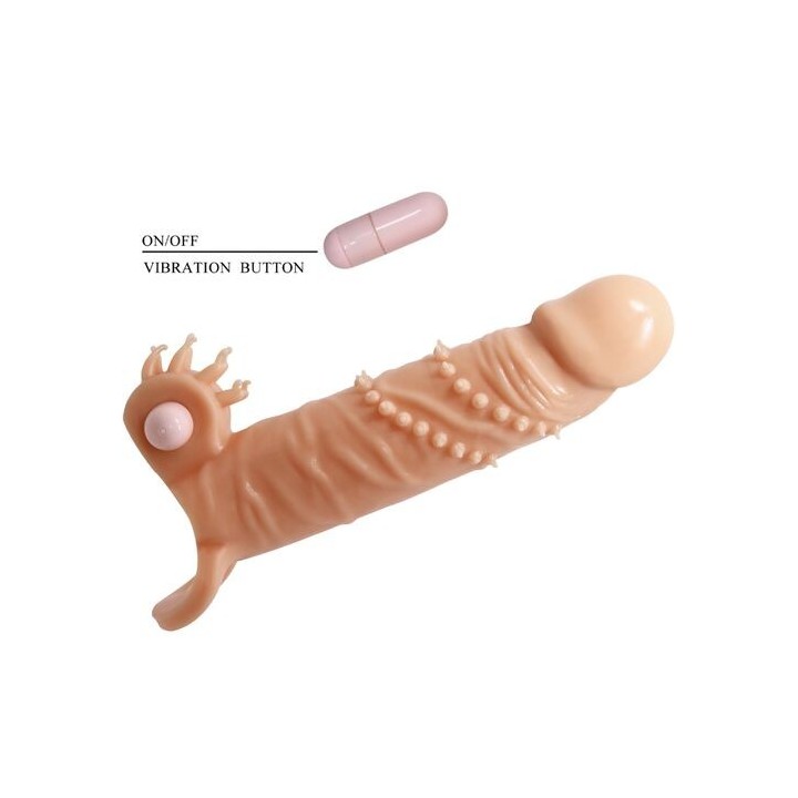 PRETTY LOVE - CONNOR GUAINA PER PENE + STIMOLATORE PER CLITORIDE FLESH