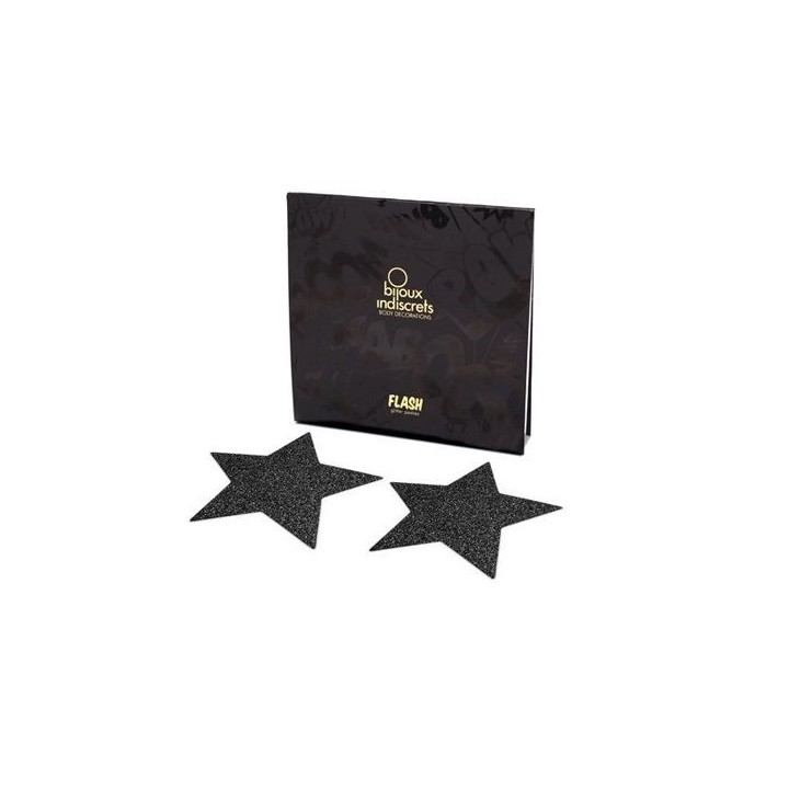 BIJOUX - CAPPUCCI PER CAPEZZOLI INDISCRETI BLACK STAR FLASH
