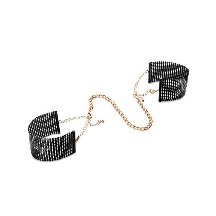 BIJOUX - DÉSIR MÉTALLIQUE MANETTE IN RETE DI METALLO NERO