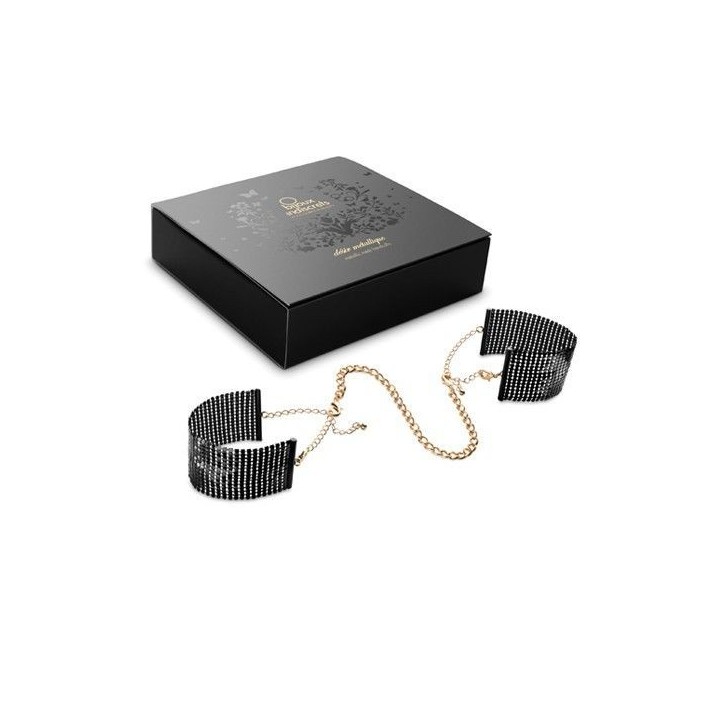 BIJOUX - DÉSIR MÉTALLIQUE MANETTE IN RETE DI METALLO NERO